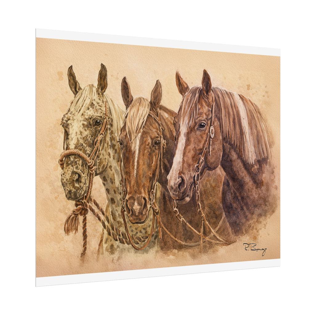 Horse Trio Print