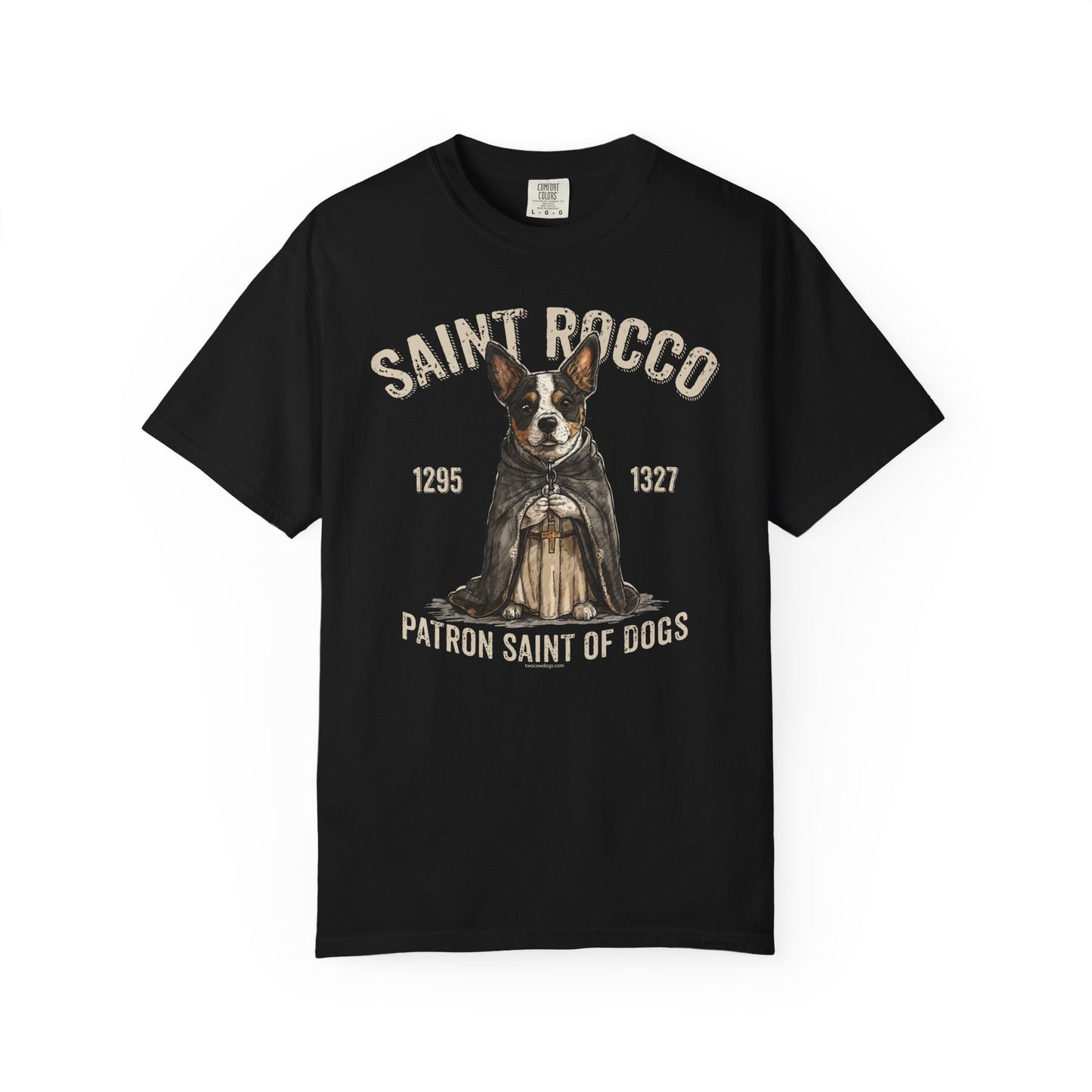 Saint Rocco Unisex T-Shirt - Patron Saint of Dogs and Dog Lovers