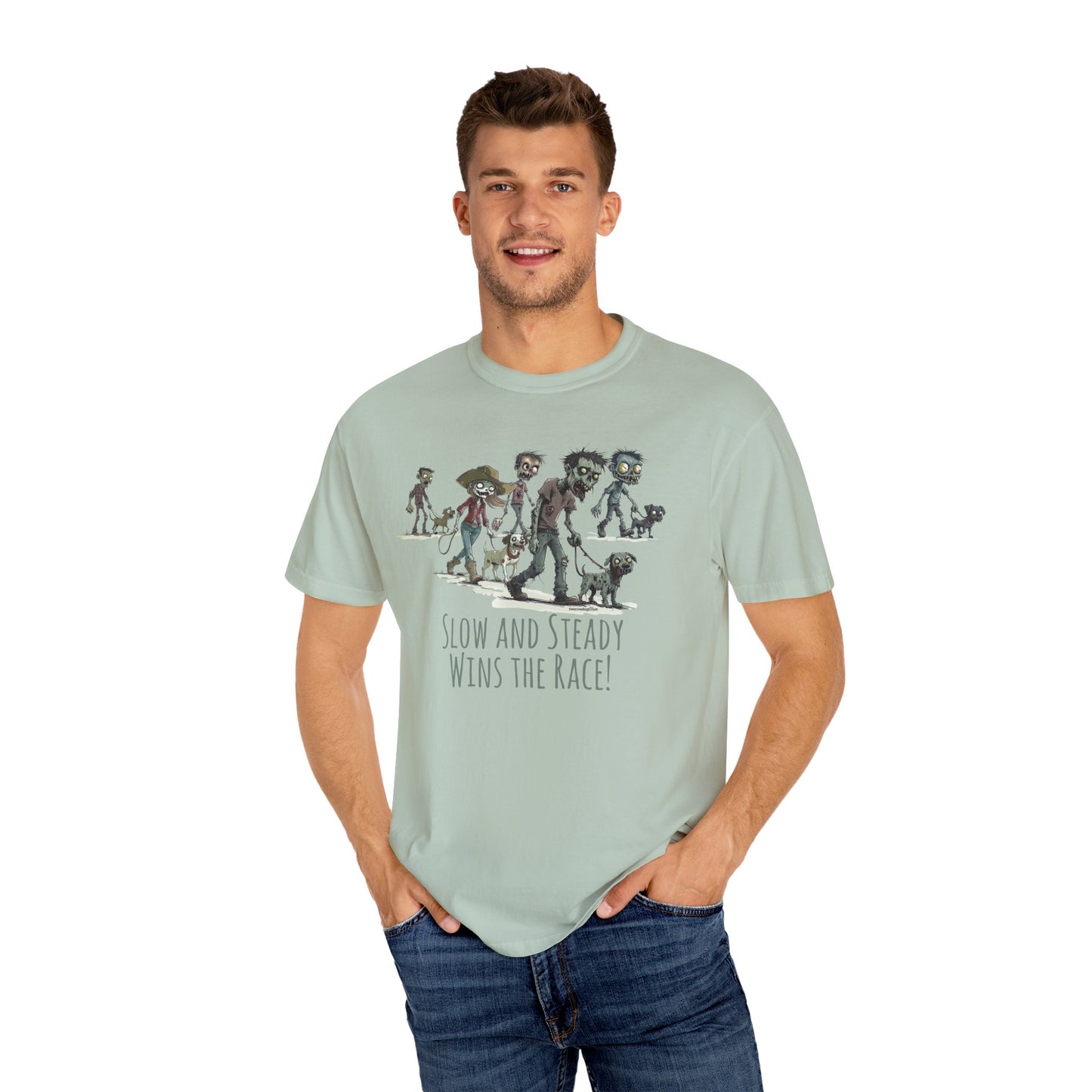 Zombie Hoard T-Shirt - Unisex Garment-Dyed