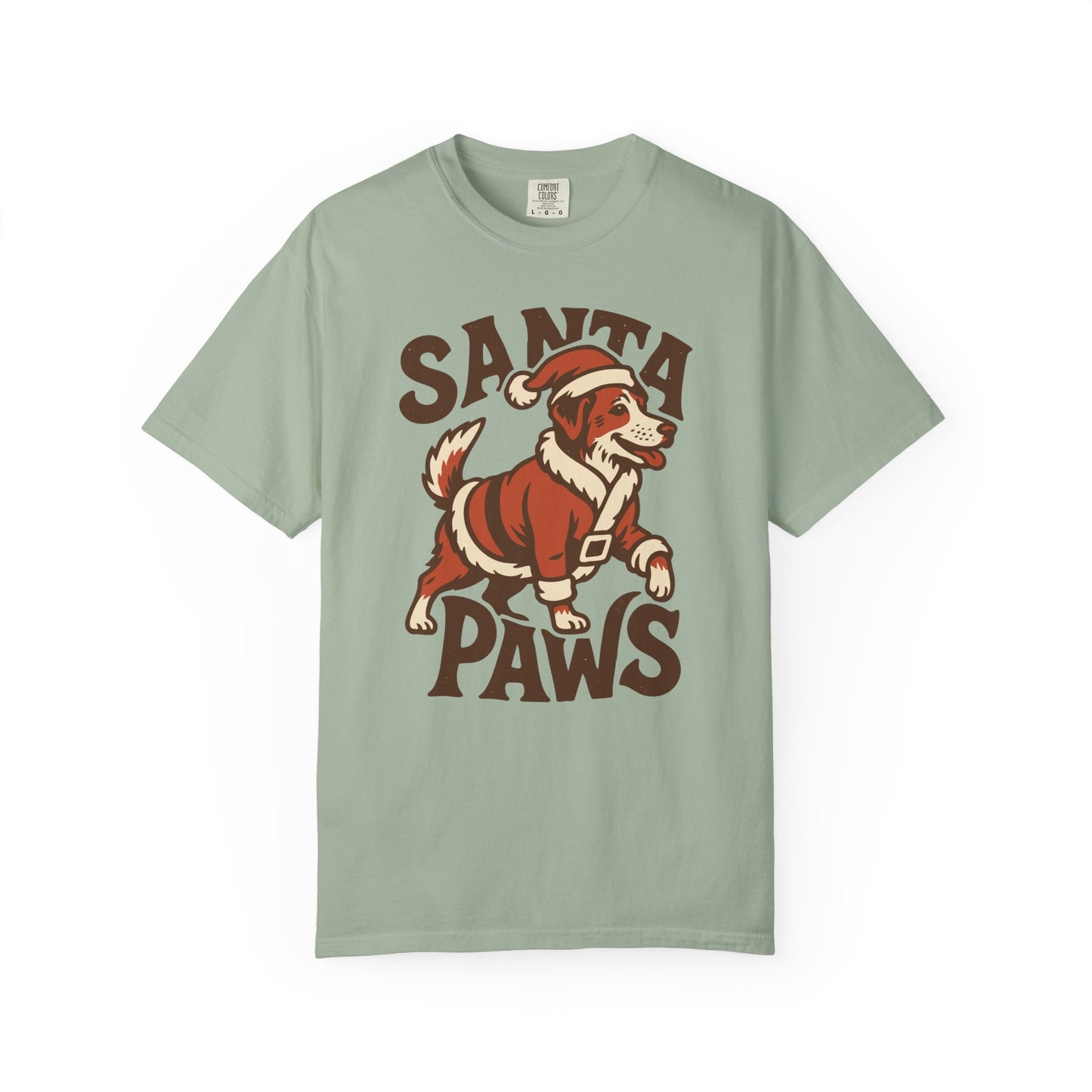 Santa Paws T-shirt - Western Christmas Cowboy Tee
