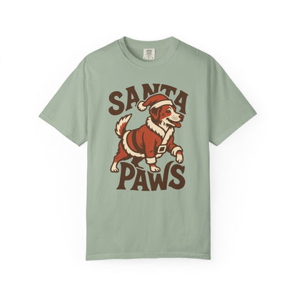 Santa Paws T-shirt - Western Christmas Cowboy Tee