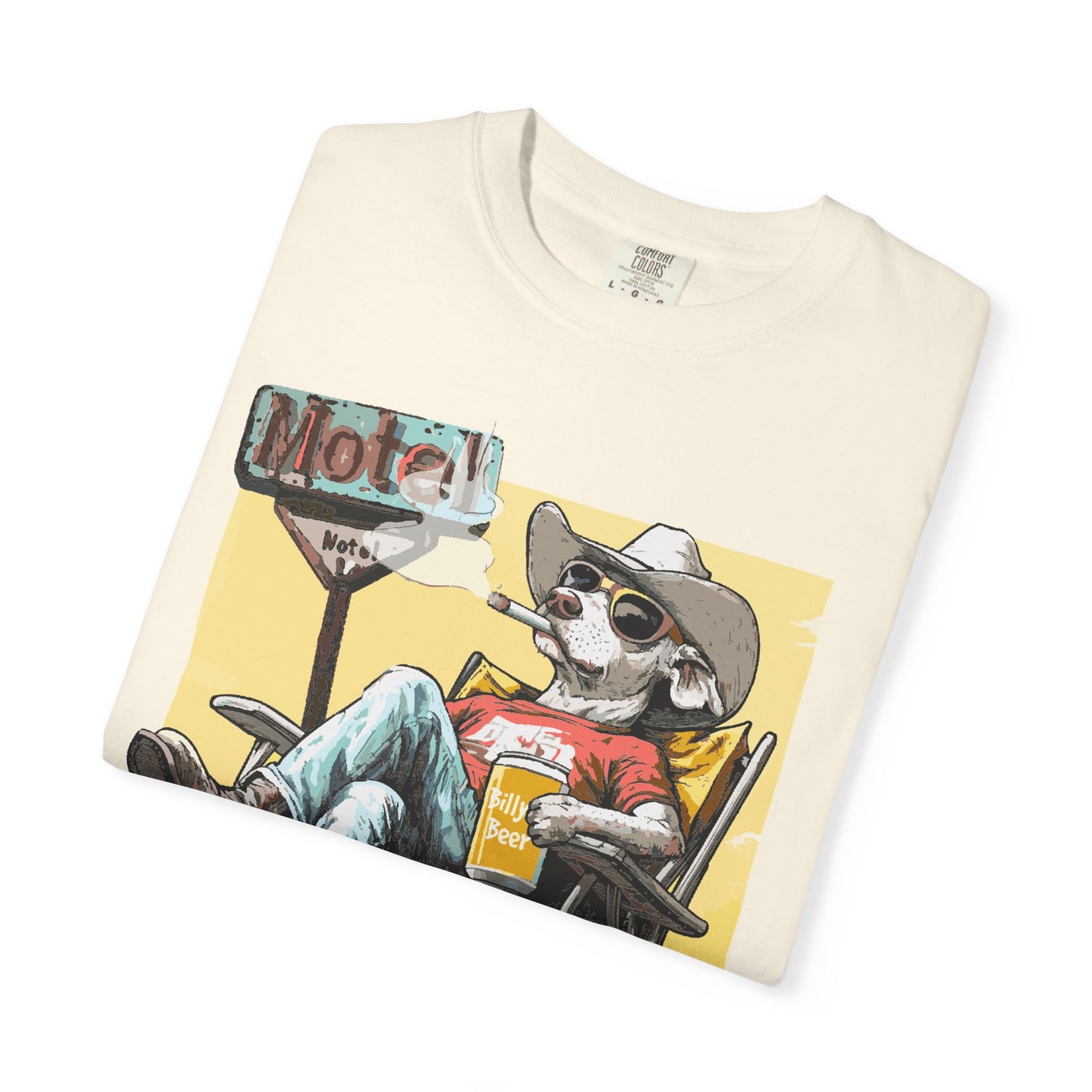 Two Pack Habit and a Motel Tan Tee Shirt