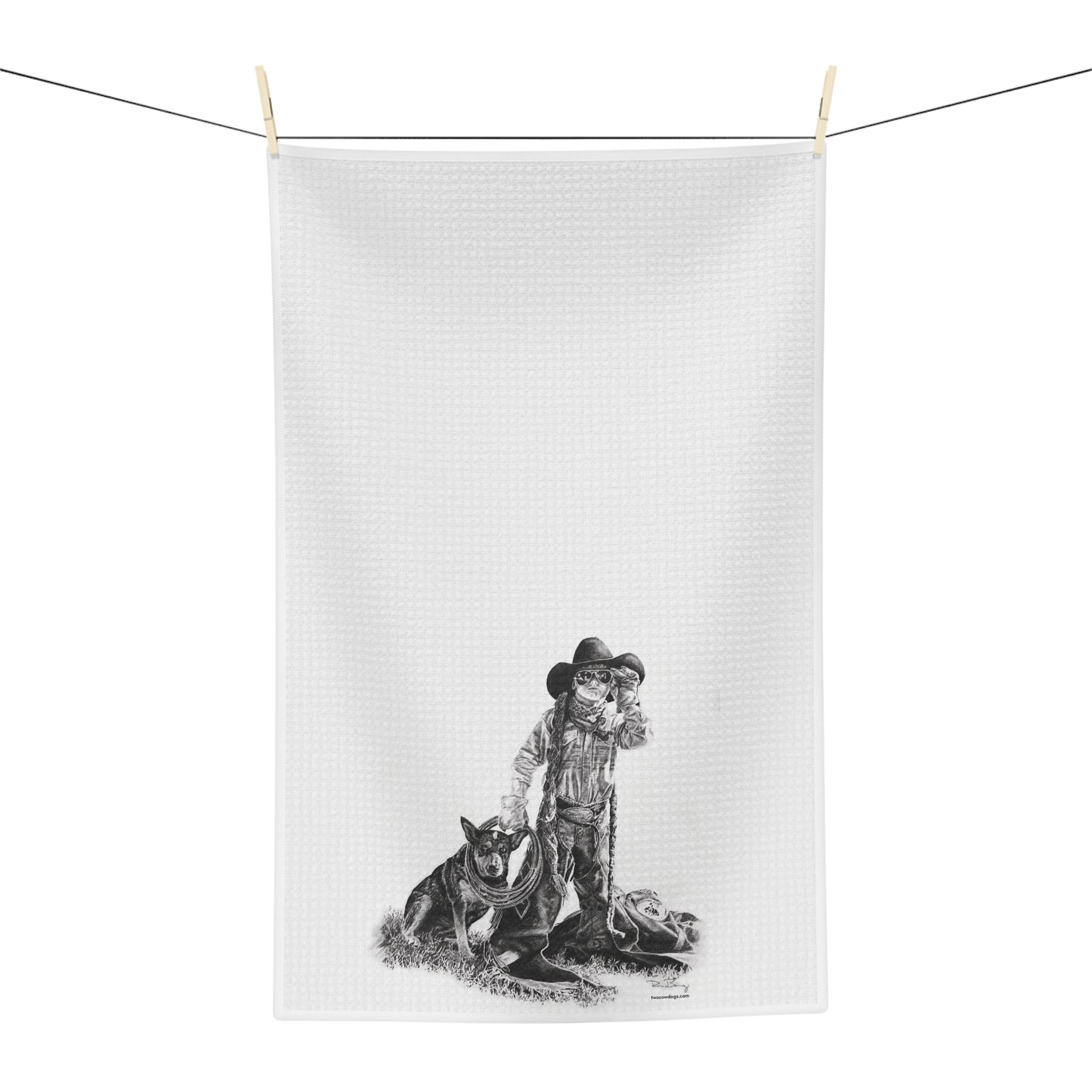 It's in the Jeans Microfiber Tea Towel