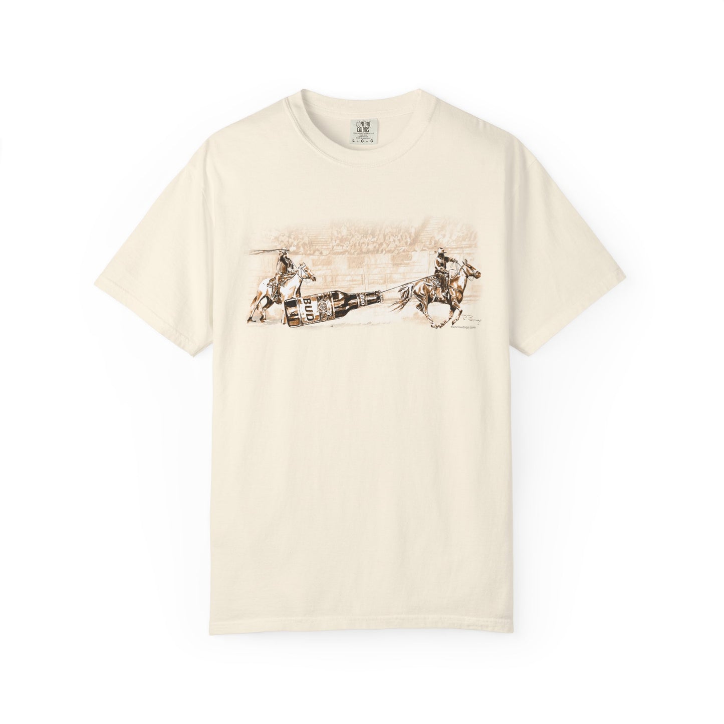 Team Ropers Roping Bottle Unisex T-shirt - Original Art Design