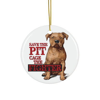 Save the Pit Dog Ornament