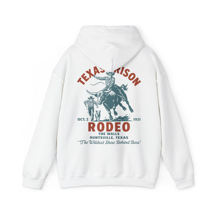 Vintage Rodeo Hoodie - The Wildest Show Behind Bars Design
