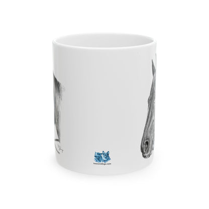 Quarter Horse "Pistol" Ceramic Mug 11oz