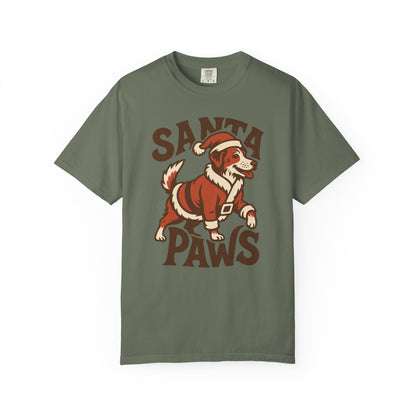 Santa Paws T-shirt - Western Christmas Cowboy Tee