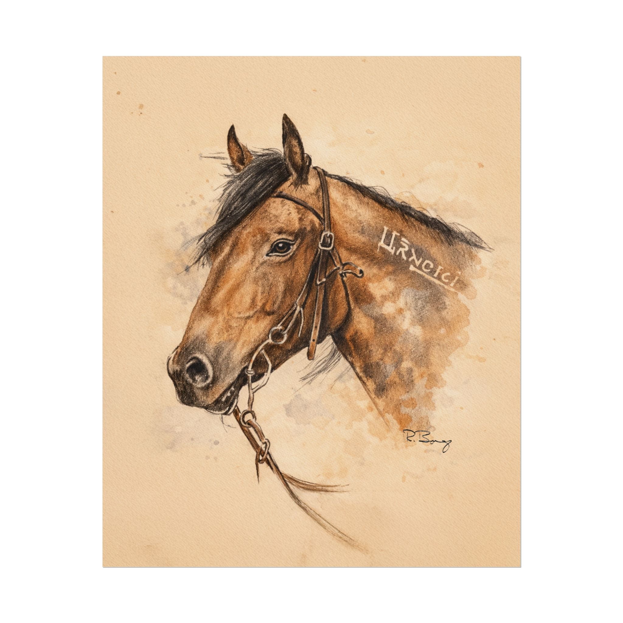 Mustang Color Print