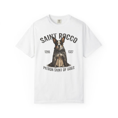 Saint Rocco Unisex T-Shirt - Patron Saint of Dogs and Dog Lovers