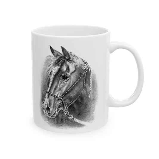 Quarter Horse "Tank"Ceramic Mug 11oz