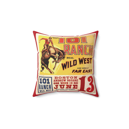 Square Pillow - Wild West Show, 101 Ranch