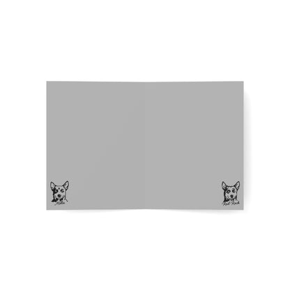 Lazy River, Dog on Innertube Blank Notecards (envelopes included)