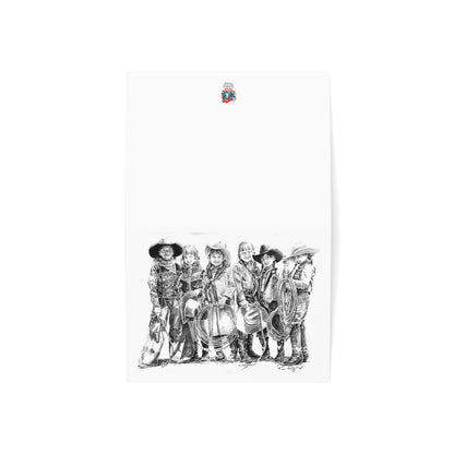 Note Cards - The Cowgirls Blank Greeting Cards (1, 10, 30, and 50pcs)