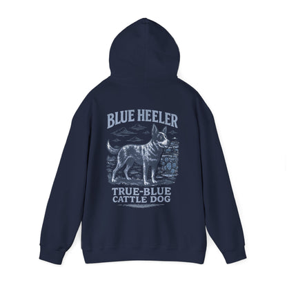 Blue Heeler Ranch Hoodie — "Built Like a Tank" Western Cattle Dog