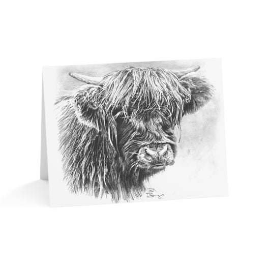 Highland Cow Scottish Blank Notecards (envelopes included)