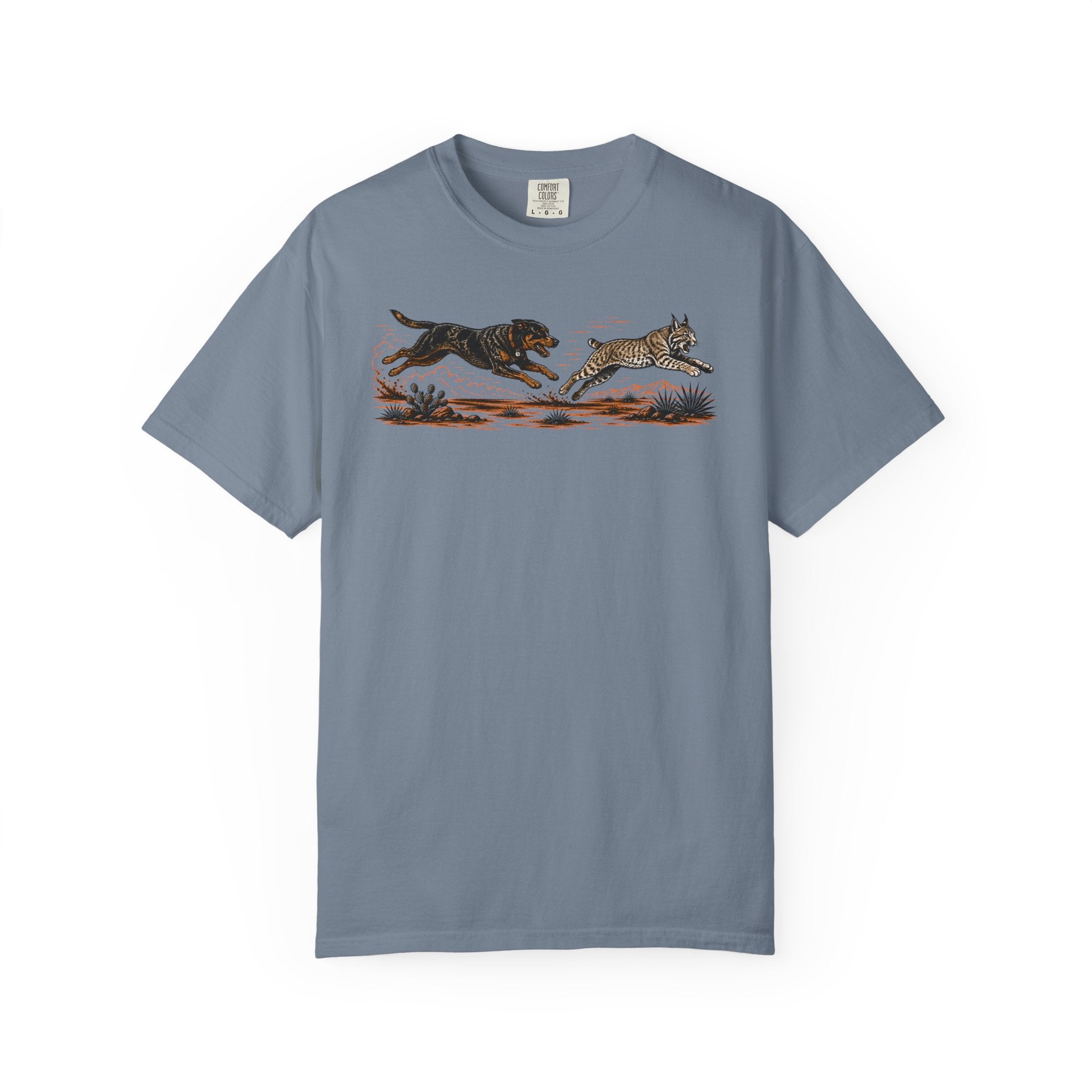 Cur with Bobcat T-Shirt