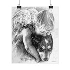 Little Angel and Heeler Print