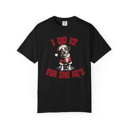 Holiday Cheer Unisex Garment-Dyed T-shirt, Christmas Gift Tee, Funny Xmas Shirt