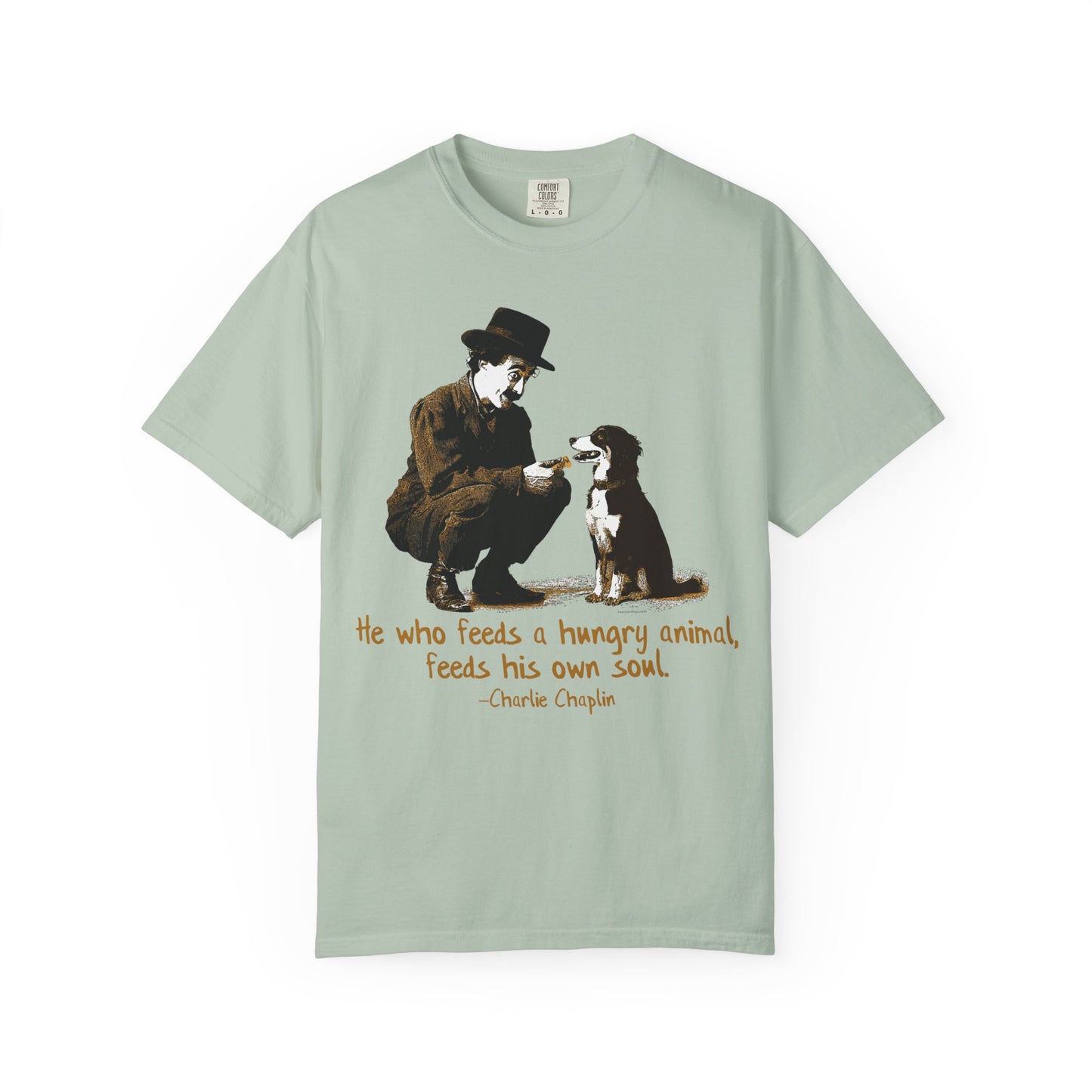 Vintage Chaplin Kindness Cowdog T-shirt