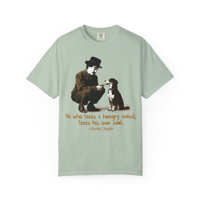 Vintage Chaplin Kindness Cowdog T-shirt