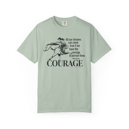Courage Barrel Racing Garment-Dyed T-shirt