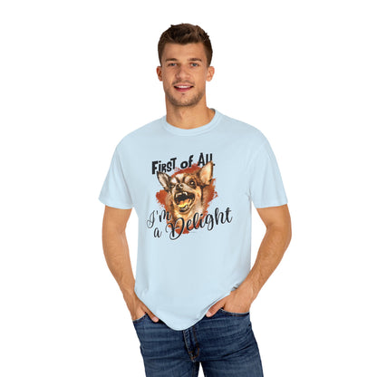 Chihuahua T-shirt - Unisex Garment-Dyed