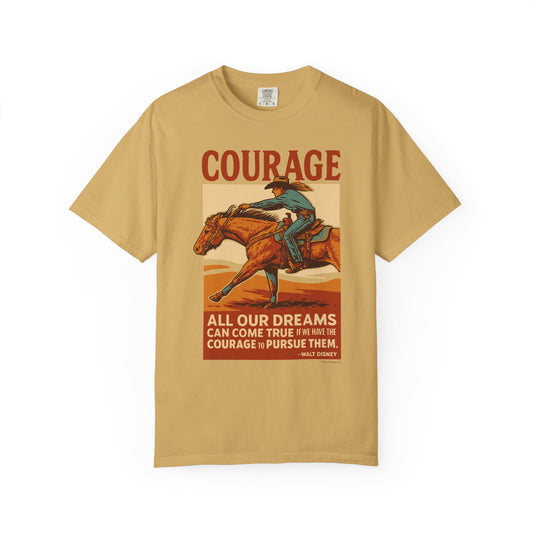 Barrel Racing Courage Graphic T-Shirt