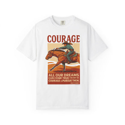 Barrel Racing Courage Graphic T-Shirt