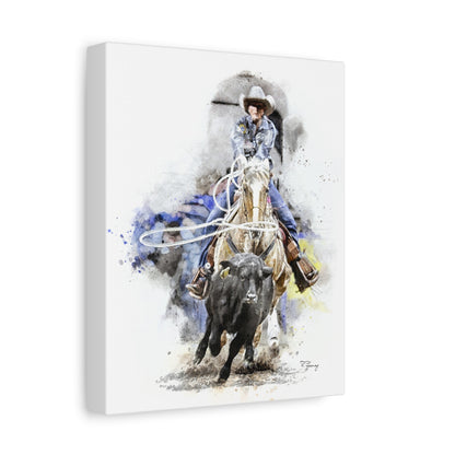 Canvas Print - Breakaway Roper Print on Canvas
