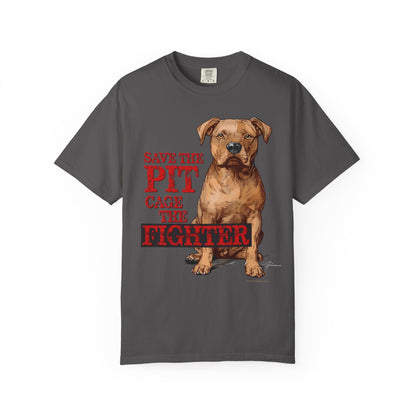 Save the Pit, Cage the Fighter T-Shirt