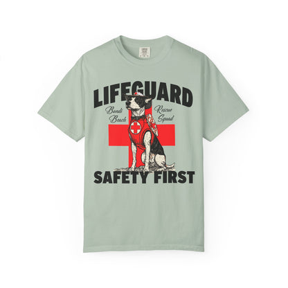 Lifeguard Dog Bondi Beach Garment-Dyed T-Shirt