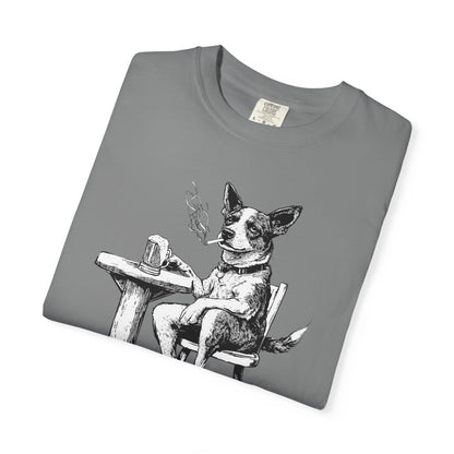 Dog Drinking Beer T-Shirt for Dog Lovers
