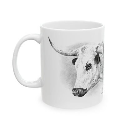 Longhorn 1 Ceramic Mug 11oz