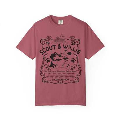 Vintage Scout and Steamboat Willie T-Shirt