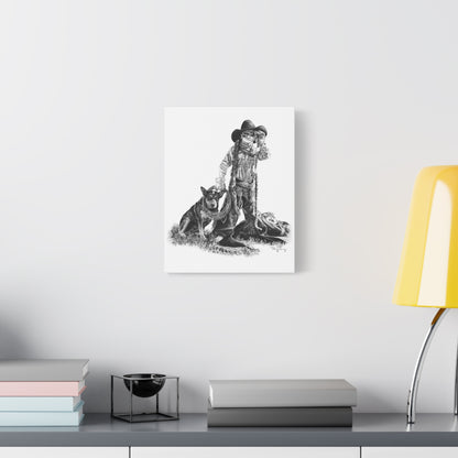 Future All-Around Cowboy Stretched Canvas