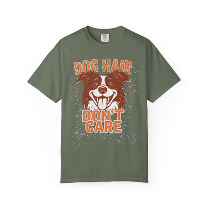 Dog Hair, Don't Care T-Shirt with Border Collie