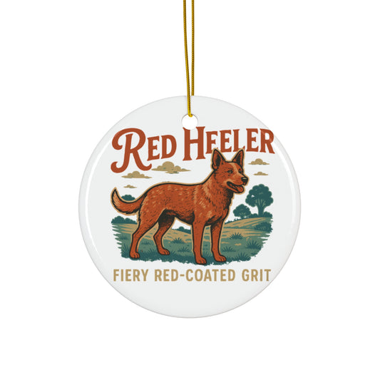 Red Heeler Dog Ornament