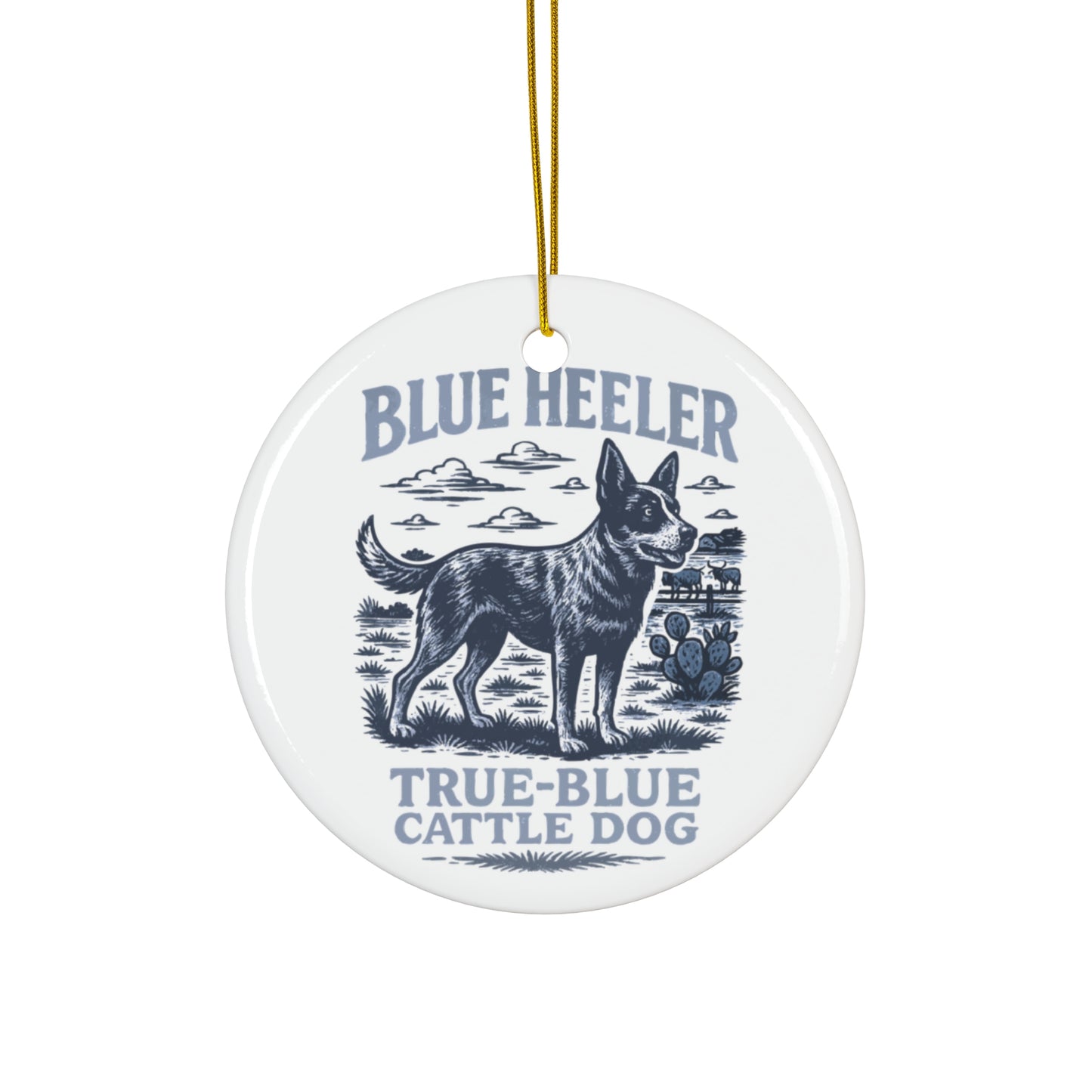 BLUE HEELER Ornament