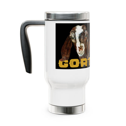 Stainless Steel Travel Mug with Handle, 14oz