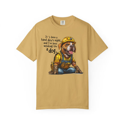 Hard Days Night, Construction Dog Super Soft Tee Shirt