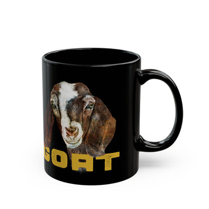GOAT Black Ceremic Mug