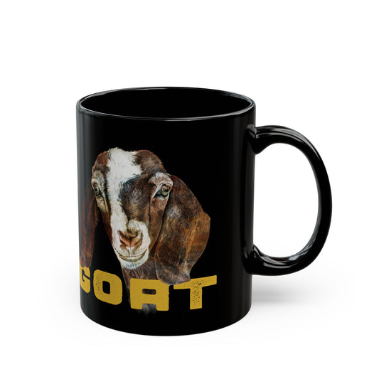 GOAT Black Ceremic Mug