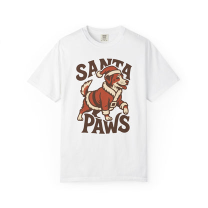 Santa Paws T-shirt - Western Christmas Cowboy Tee