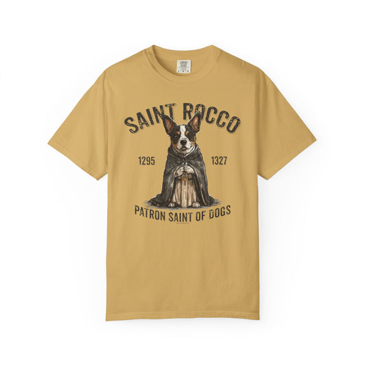 Saint Rocco Unisex T-Shirt - Patron Saint of Dogs and Dog Lovers