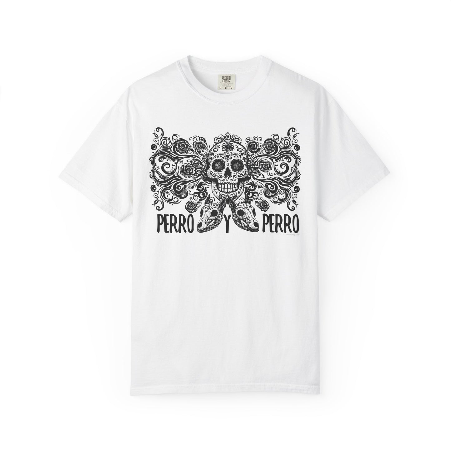 Perro y Perro T-Shirt, Dia De Los Muertos, Two Dogs