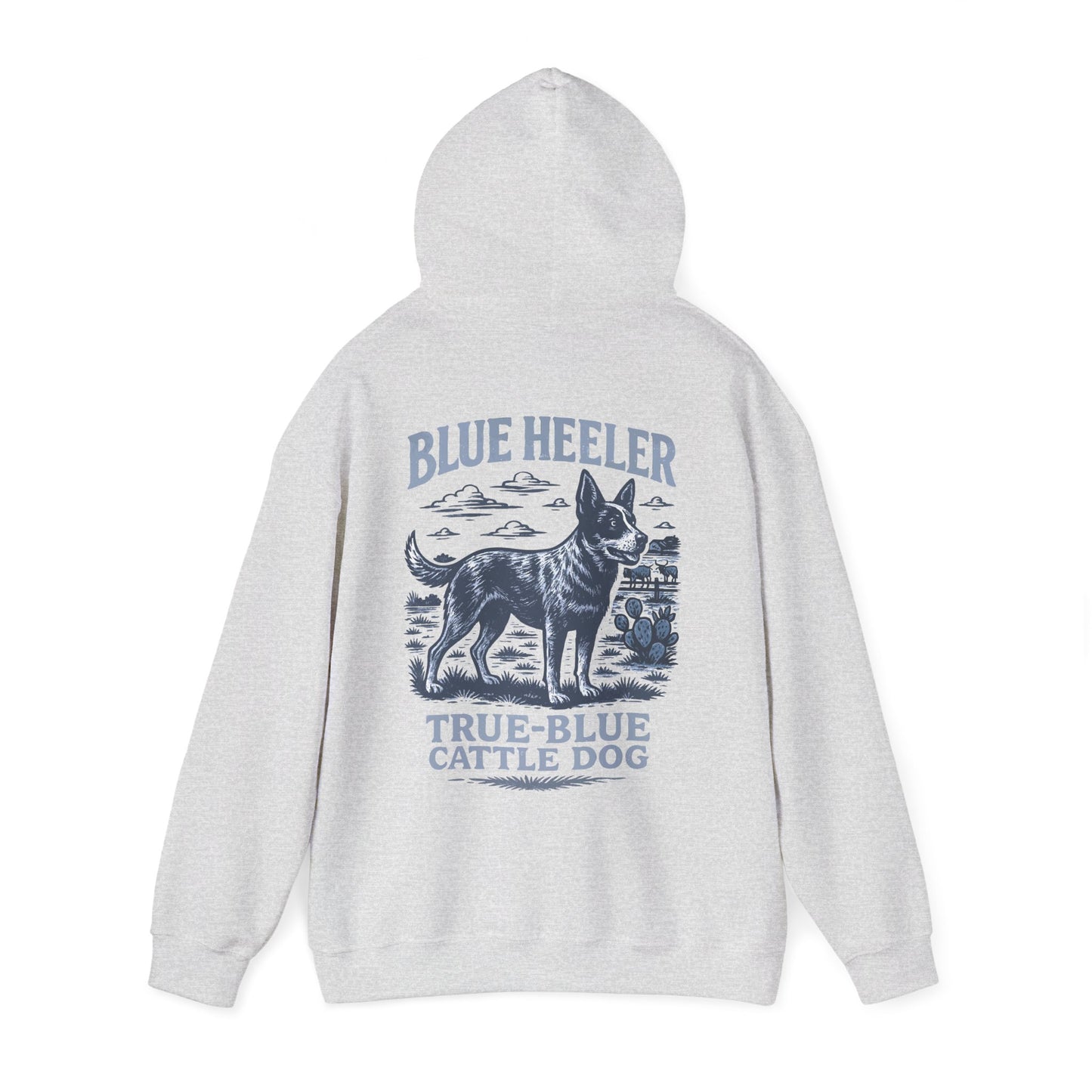 Blue Heeler Ranch Hoodie — "Built Like a Tank" Western Cattle Dog
