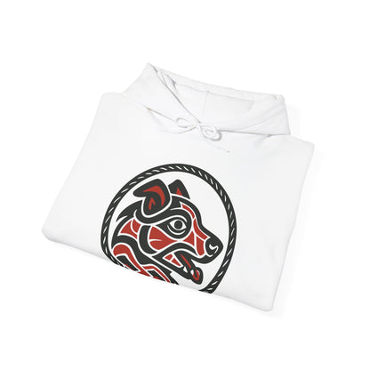 Tribal Cowdog Emblem Hoodie