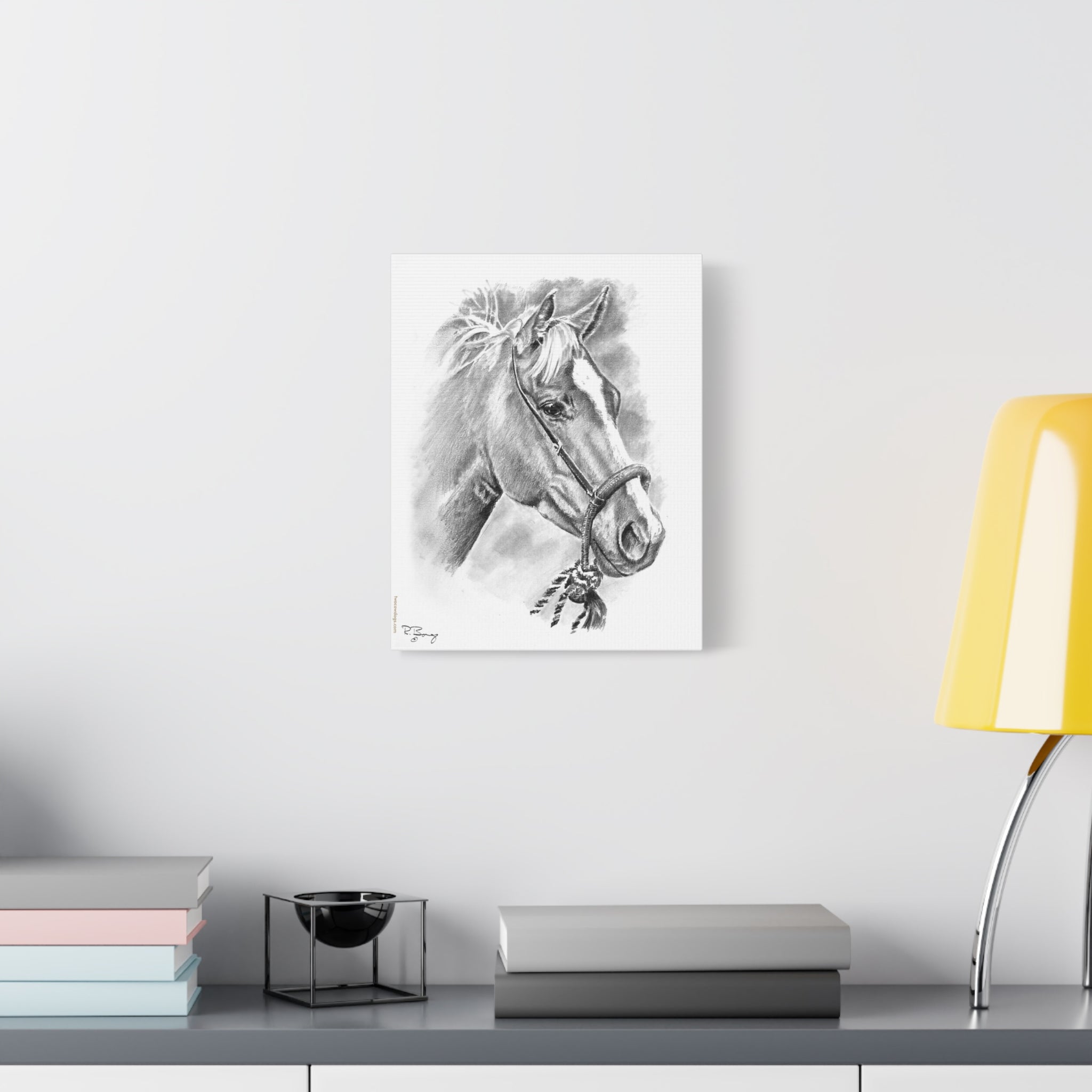 Stretched Canvas Vaquero Horse