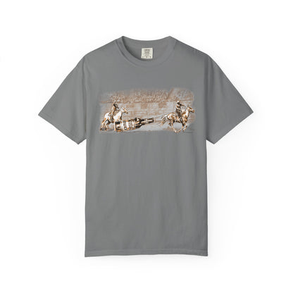 Team Ropers Roping Bottle Unisex T-shirt - Original Art Design